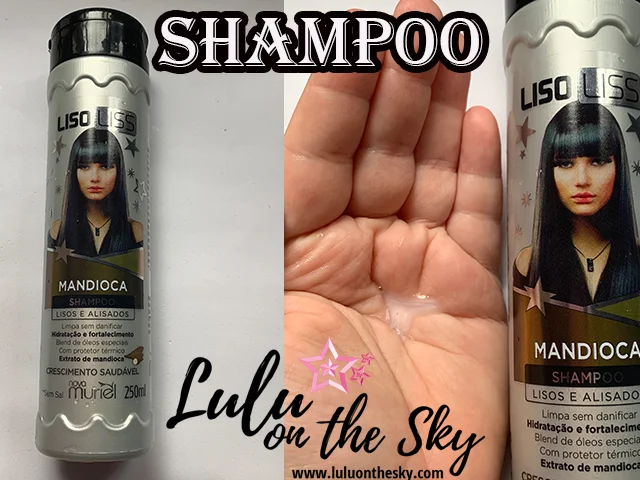  Nova Muriel Liso Liss Mandioca: Shampoo, máscara, condicionador e Leave-in