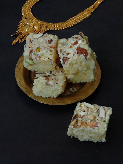 Mawa Coconut Burfi