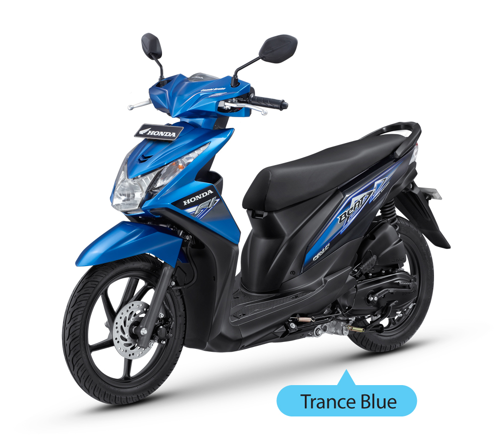 Delta Motorindo Harga Dan Spesifikasi Honda BeAT FI CBS Trance Blue