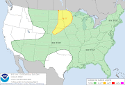 . into the Northeast over the weekend. A threat of severe thunderstorms . (svr fri cat)