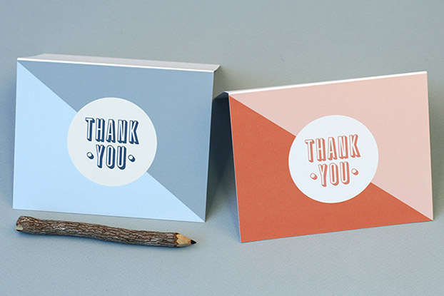 Beautiful 33 Simple Thank You Card