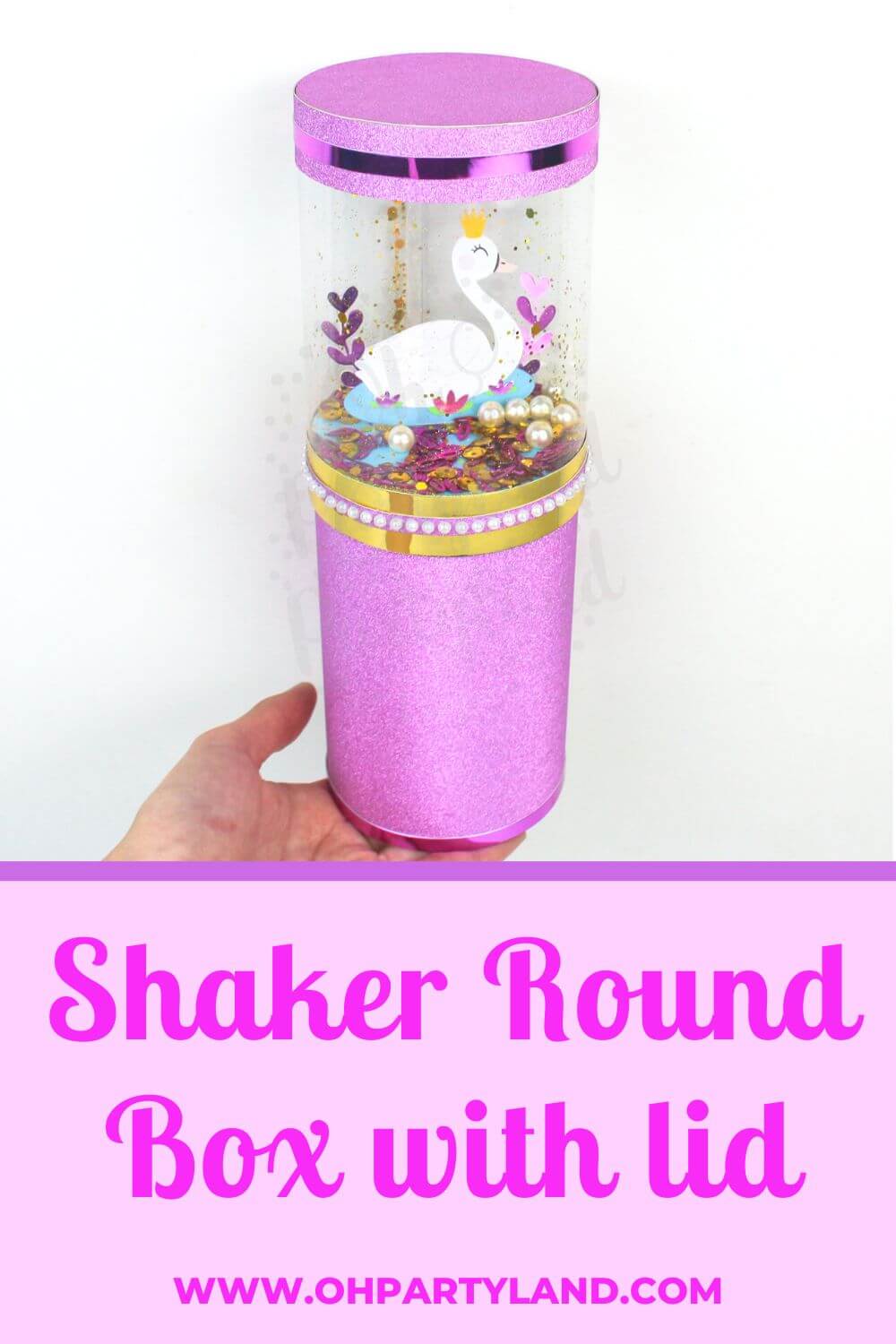shaker round box with lid