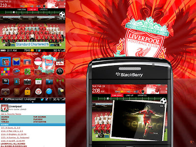 Theme Liverpool FC for BlackBerry Gratis