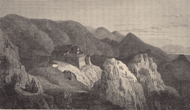Το φρούριο της Κιάφας, χαλκογραφία του H.Holland