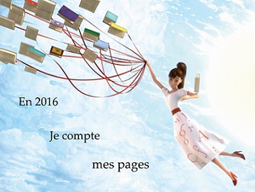 En 2016, je compte mes pages avec Kyradieuse