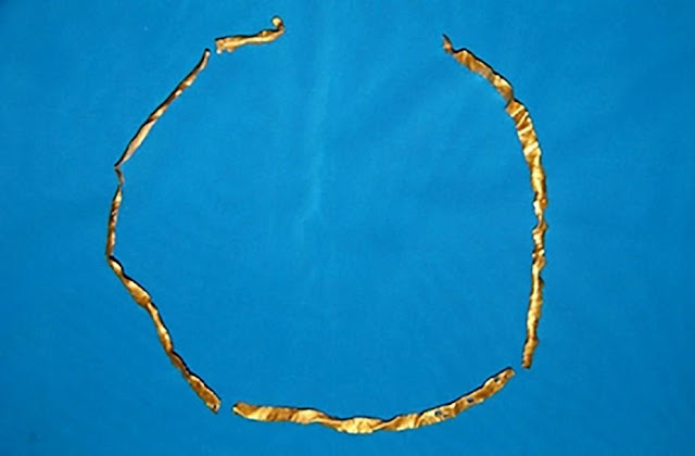Ancient gold necklace found in Azerbaijan