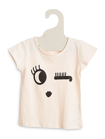 T-shirt petite fille kiabi imprimé clin d'oeil