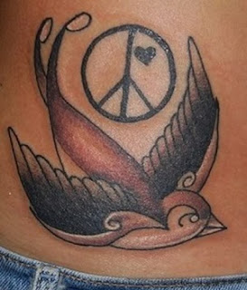 peace tattoos, tattooing