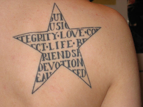 There are several reasons and meanings behind star tattoos