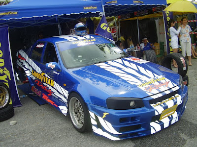 issan Cefiro A31 converted to Skyline R34 from Goodyear Racing