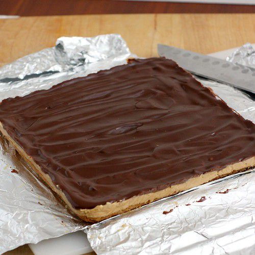 Peanut Butter and Chocolate Shortbread Bars 1