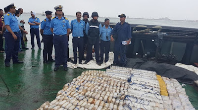 1500 kg heroin ceased from a merchant ship at gujrat india!