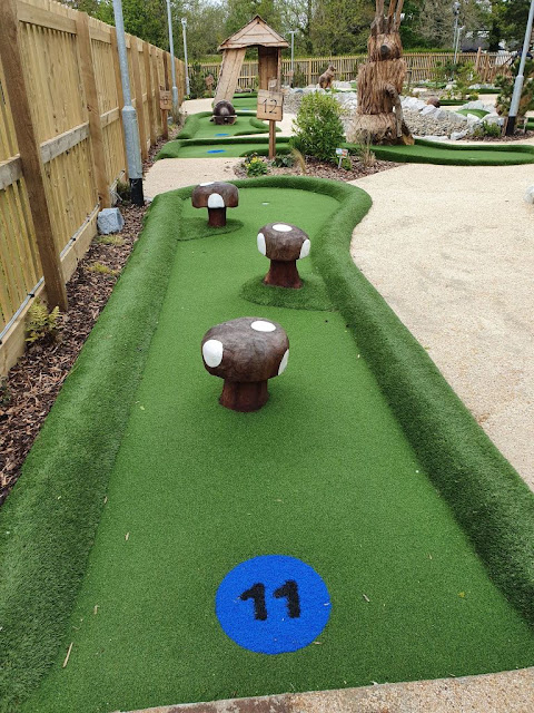 Woodland Adventure Golf at China Fleet Country Club Saltash Plymouth. Photo by Simon Brown, May 2021