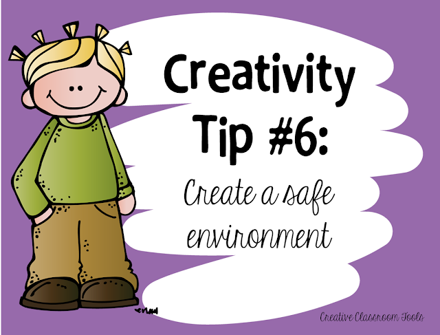 6 easy ways to nurture creativity in the classroom! Simple ideas and inspiration for any classroom.