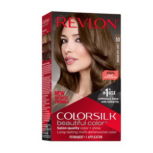 Thuốc Nhuộm Tóc Revlon Colorsilk 50 Light Ash Brown Hàng Mỹ Xách Tay