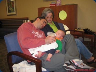 Tired daddy