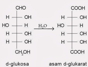  Gugus karbonil dari aldosa dan ketosa sanggup direduksi oleh aneka macam reagen Pintar Pelajaran Sifat-Sifat Monosakarida, Reaksi Reduksi dan Oksidasi, Pembentukan Glikosida, Isomeri, Kimia