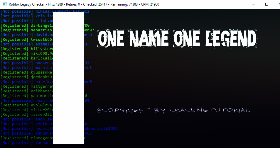 Cracking Forum Hq Combolist Cracking Tools Private Tutorials Roblox Legacy Checker Proxyless Checker Reg Checker High Cpm 21 April 2020 - roblox account checker