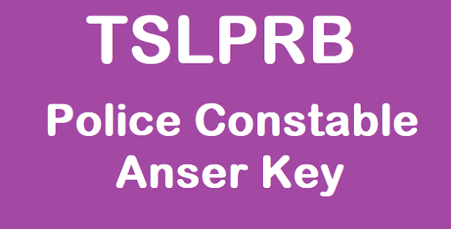 TS Police Jobs, TS Police Constable Exam key, TS Police Constable posts Anwer key, Objections Submission, TSLPRB, TSLPRB PC Recruitment