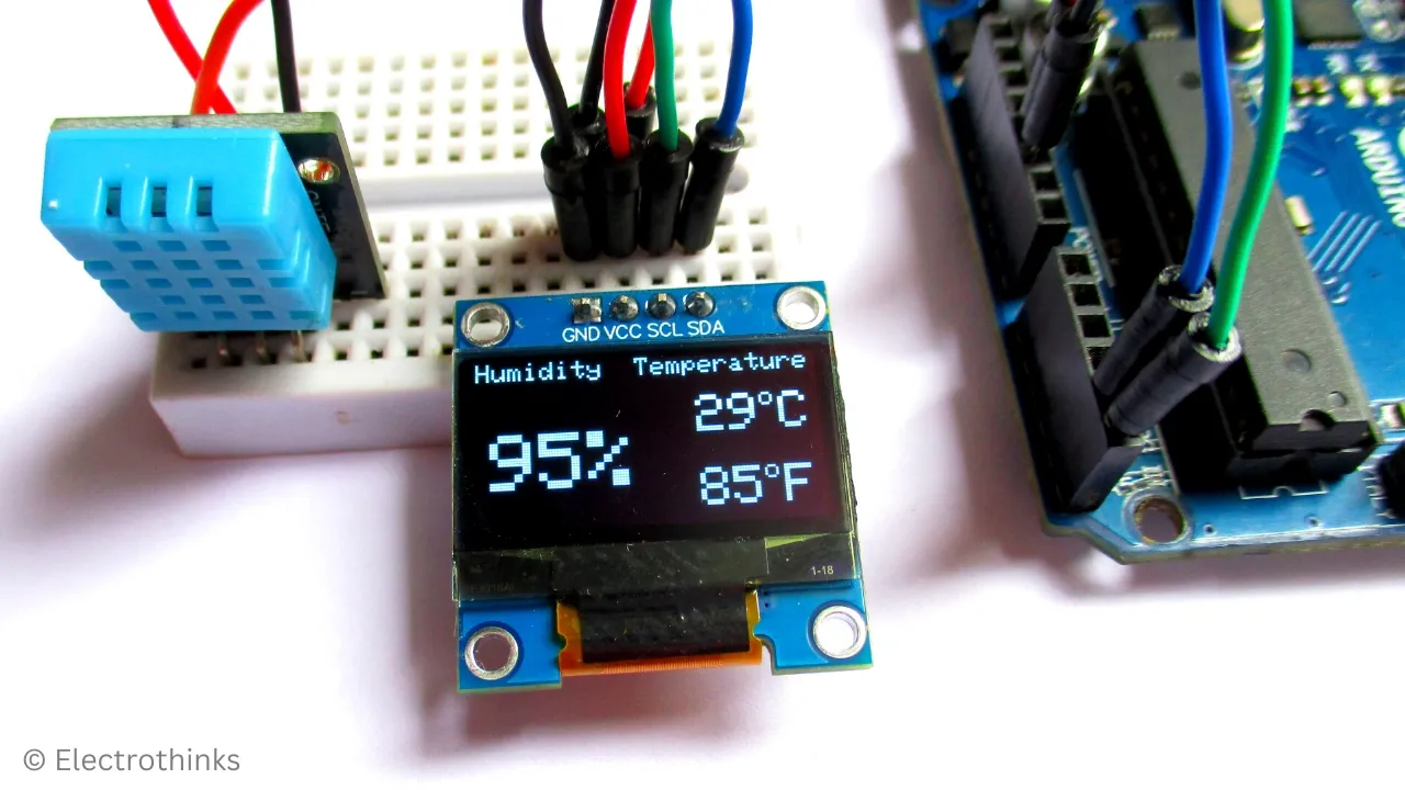 Demo - Humidity and Temperature monitoring system testing