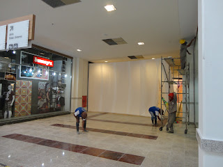 Início do novo corredor do Cariri Shopping.