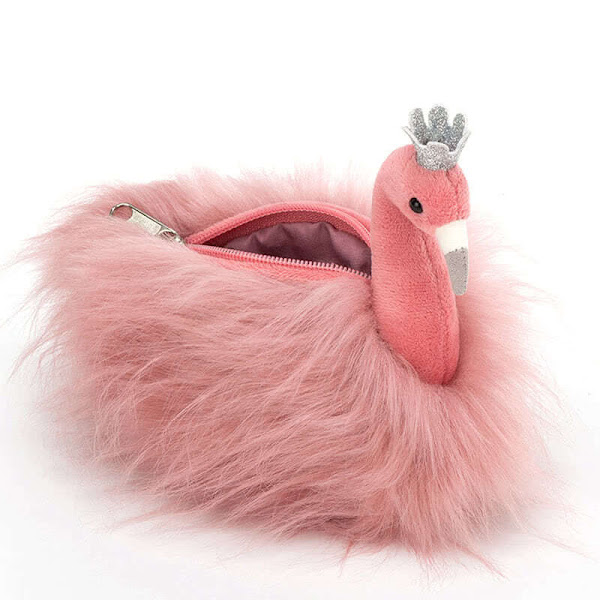 Jellycat Fancy Flamingo Purse