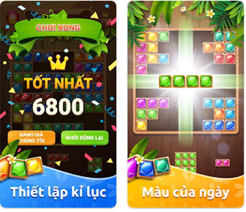 Block Puzzle Jewel - Xếp Hình - game xếp khối cổ điển vui nhộn a2