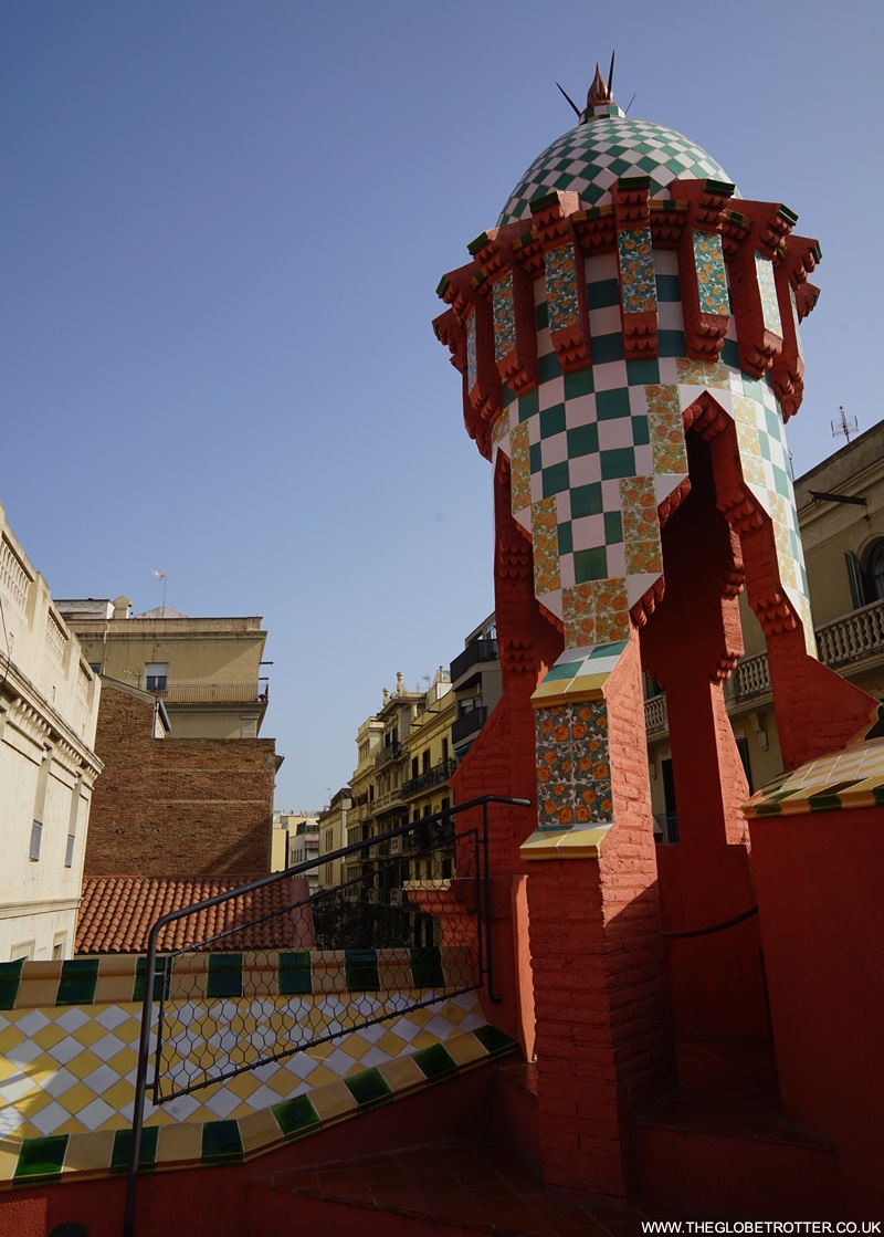 The rooftop at Casa Vicens