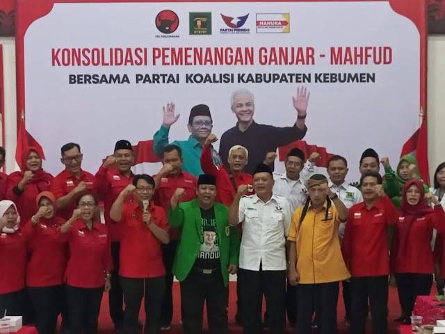 Pimpinan Parpol Konsolidasi, Target Kemenangan Ganjar-Mahfud di Kebumen