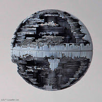 Bandai 1/2700000 Death Star II & 1/14500 Star Destroyer English Color Guide & Paint Conversion Chart