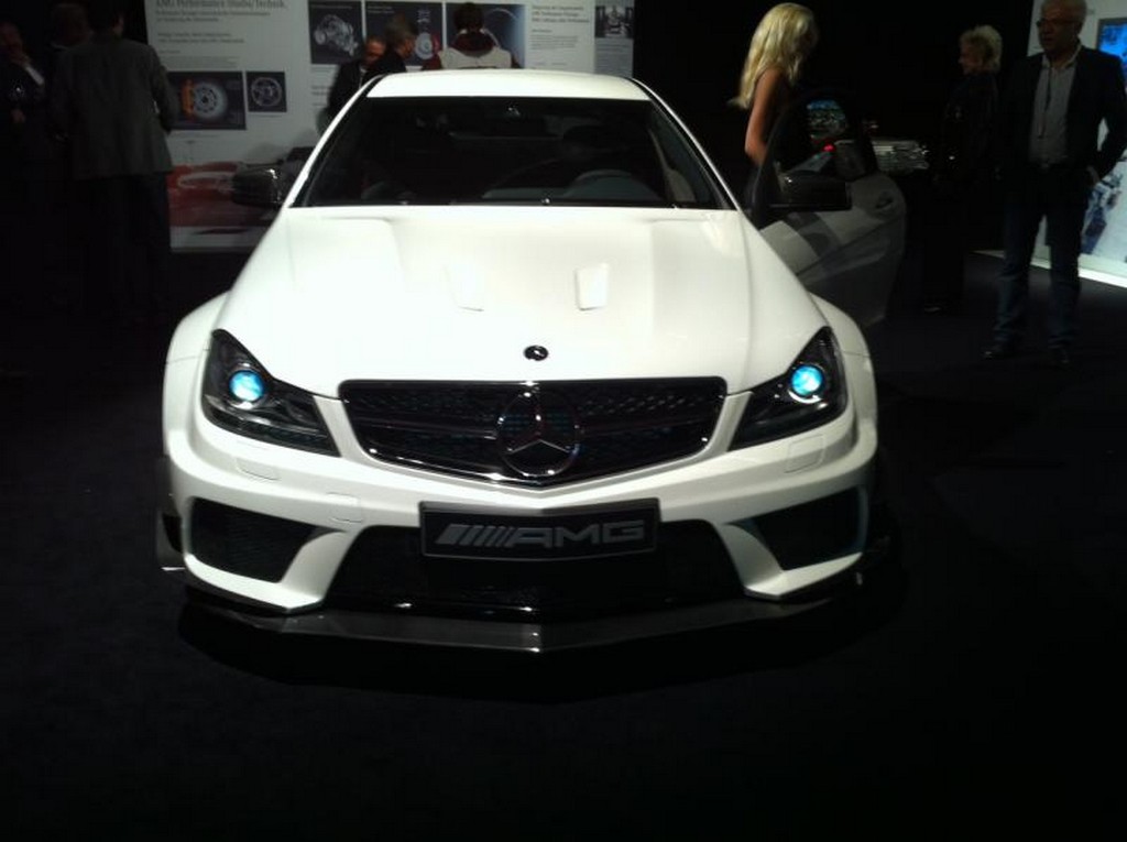 Even Blacker well actually Whiter Mercedes C63 AMG Black Series