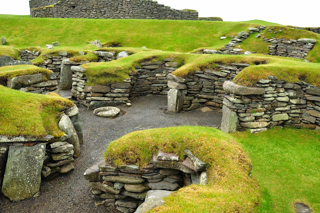 wielokulturowe stanowisko archeologiczne w Jarlshof, Szetlandy - epoka brązu