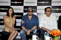 Dharmendra, Sunny Deol and Ajay Devgn Launch Ticketplease.com Website Pics