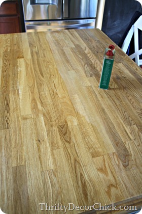 sealing butcher block