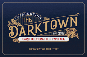 Darktown font