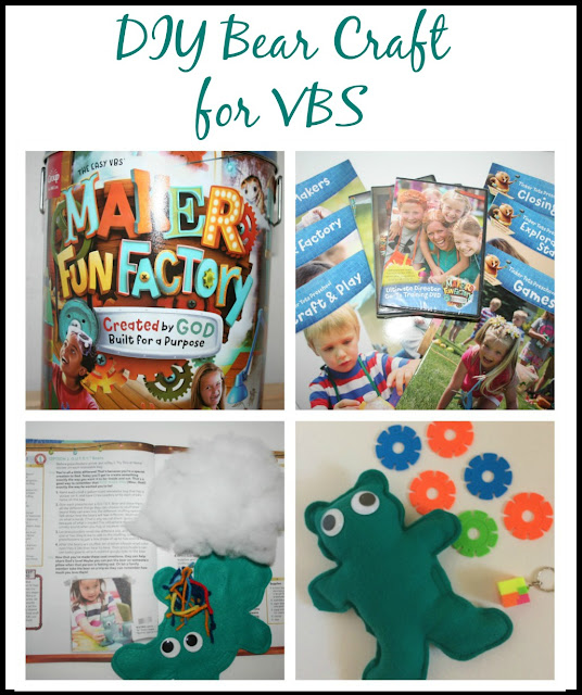 Make your VBS unforgettable with Maker Fun Factory and a GUTSY Bear craft.