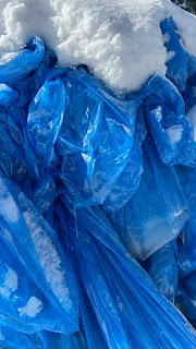 LDPE Film in Bales - Blue