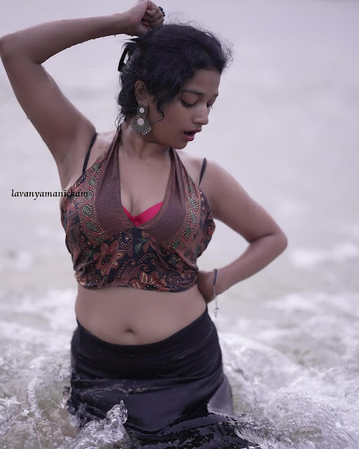 Lavanya Manickam captivating in her latest hot image gallery.