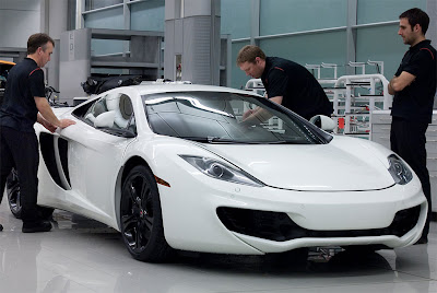 2011 McLaren MP4-12C White Color