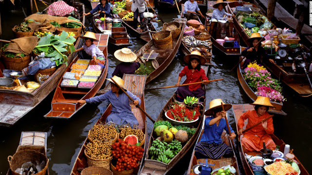 damnoen saduak floating market images