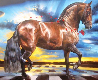 caballos-pintados-al-oleo-imagenes