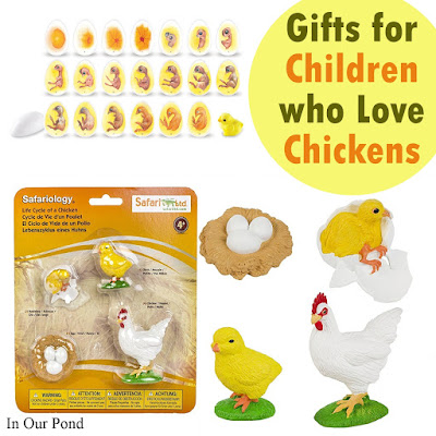 Gifts for Children Who Love Chickens from In Our Pond  #christmas  #holidays  #giftguide  #farm  #chickens