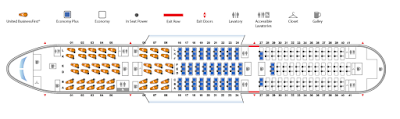 Boeing 787-9, Seating Configuration of United Airlines