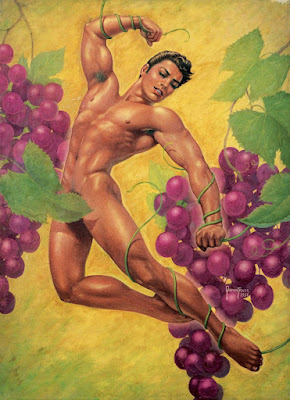 Bacchant (1956), by George Quaintance, (1902-1957)