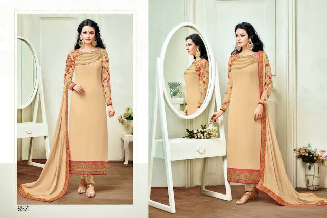 Buy Online Party Wear Straight Cut Salwar Suit