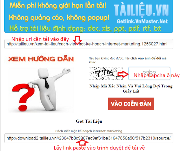 Chia sẻ cách lấy tài liệu trên trang Tailieu.vn