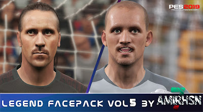 PES 2019 Legend Facepack Vol 5 by Amir.Hsn7