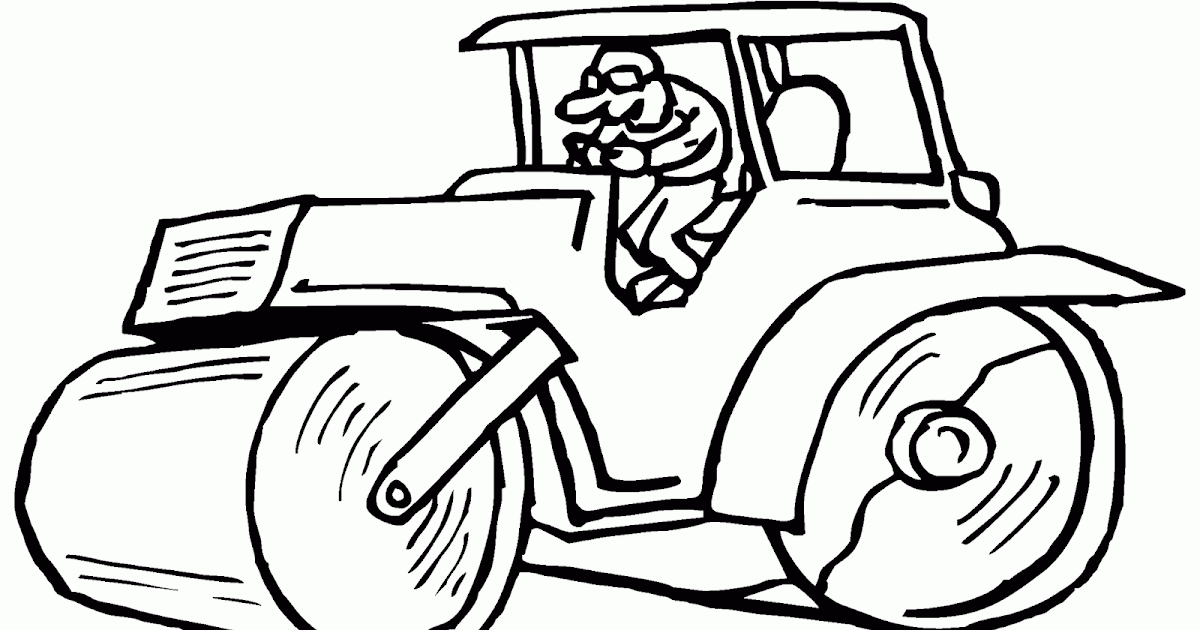 Mewarnai Gambar Mesin Penggiling Aspal [Steam Roller ...