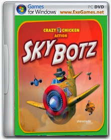 Crazy Chicken Sky Botz Game Free Download Full Version For PC