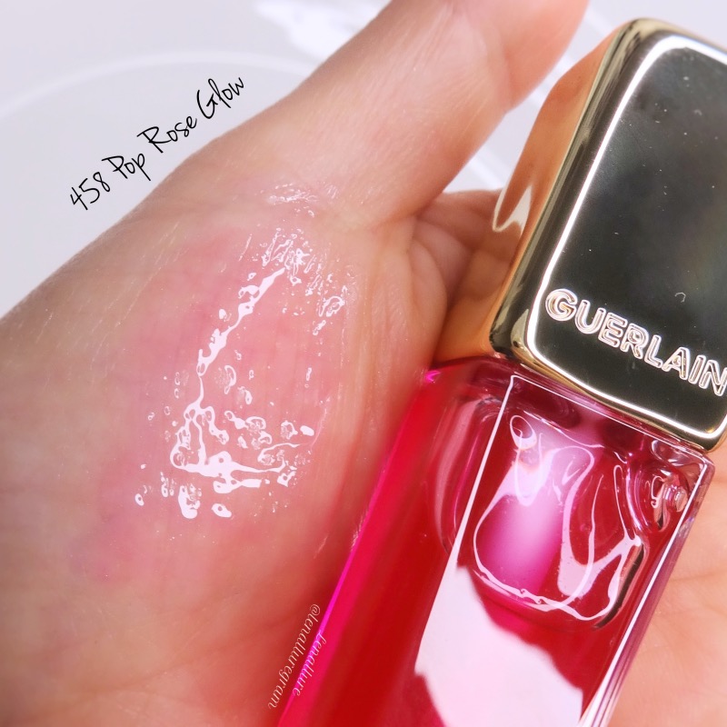Guerlain KissKiss Bee Glow Oil review swatches